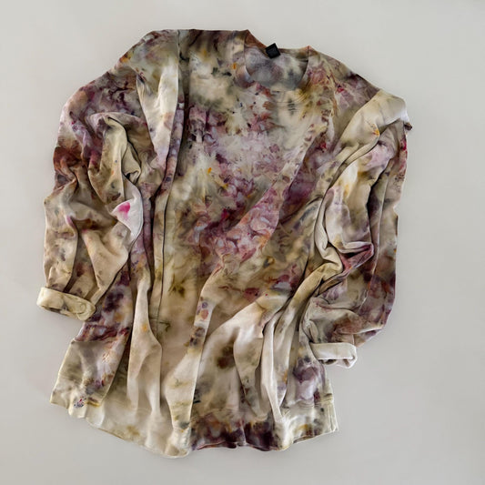 Rosie Ice Dyed Crewneck Pullover Sweatshirt