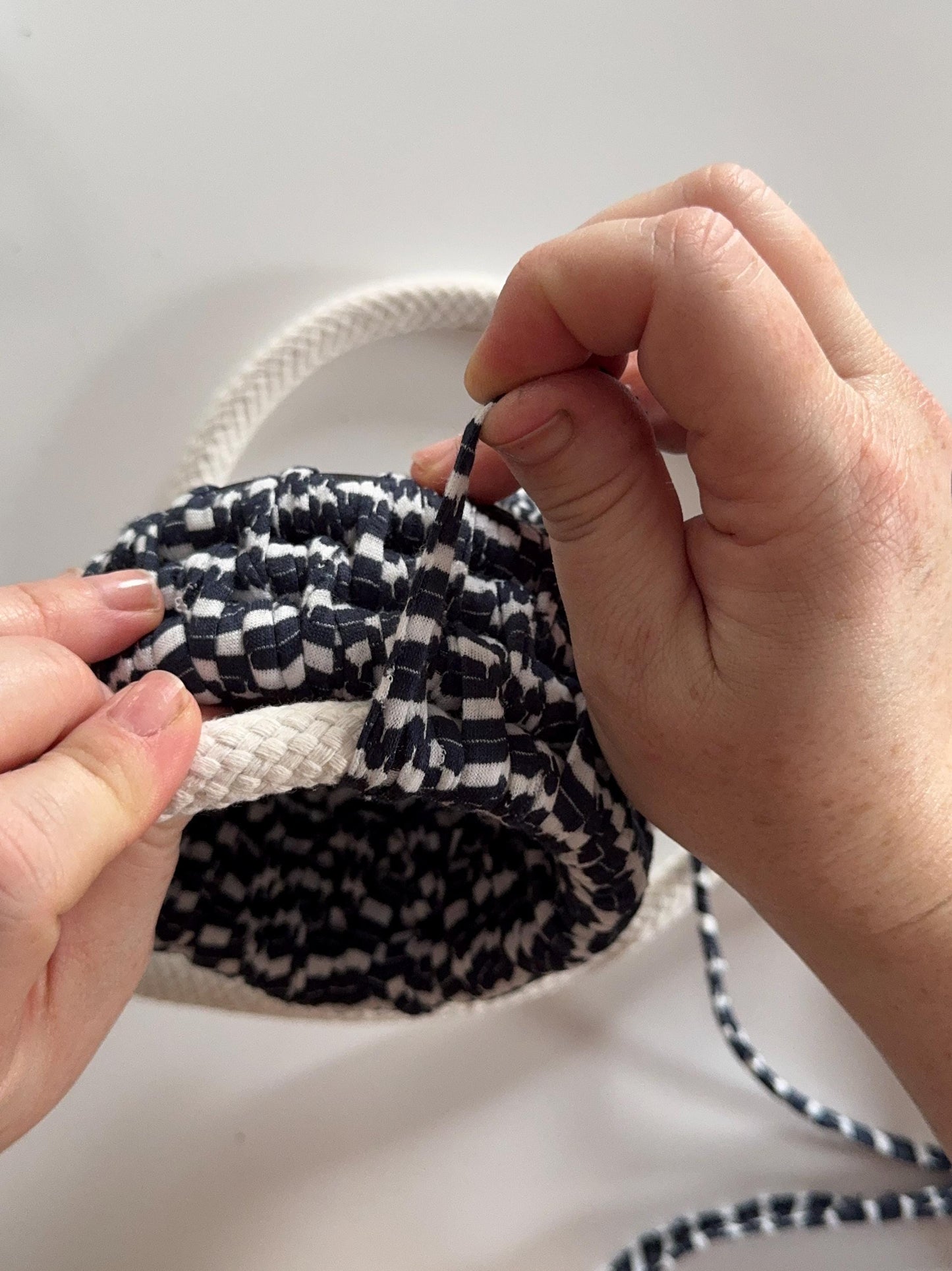 Woven Basket DIY Kit: Home Decor Crafting Project