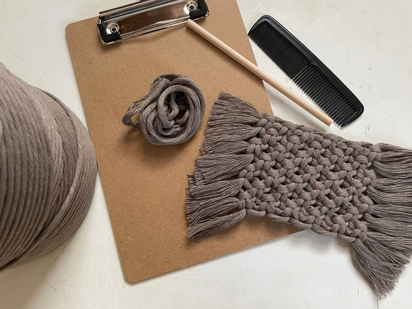 DIY Macrame Coaster Kit: Beginner-Friendly with Online Tutorial