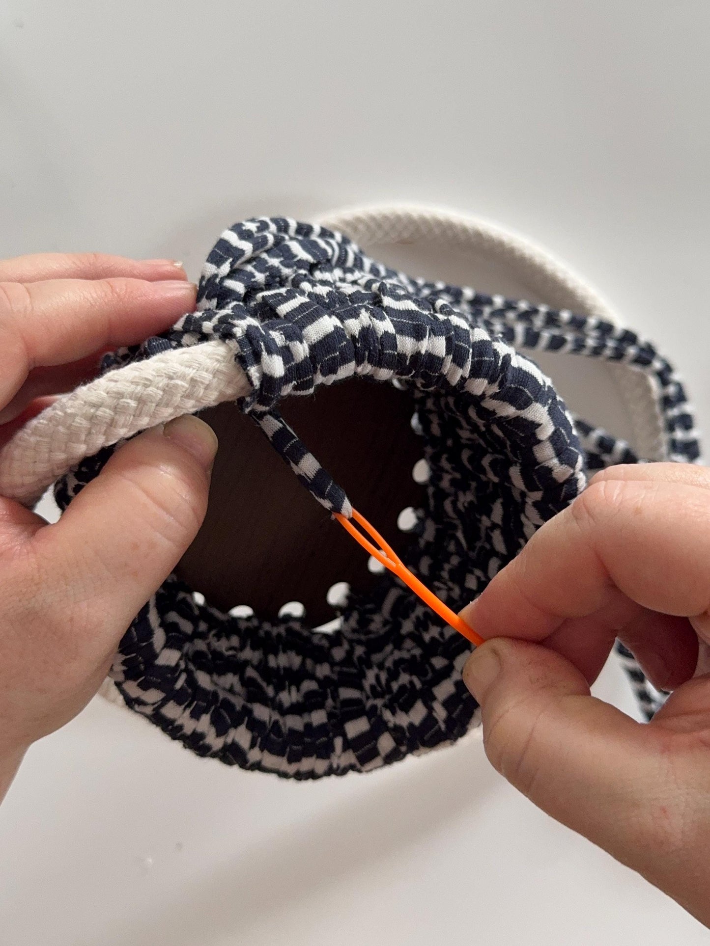 Woven Basket DIY Kit: Home Decor Crafting Project