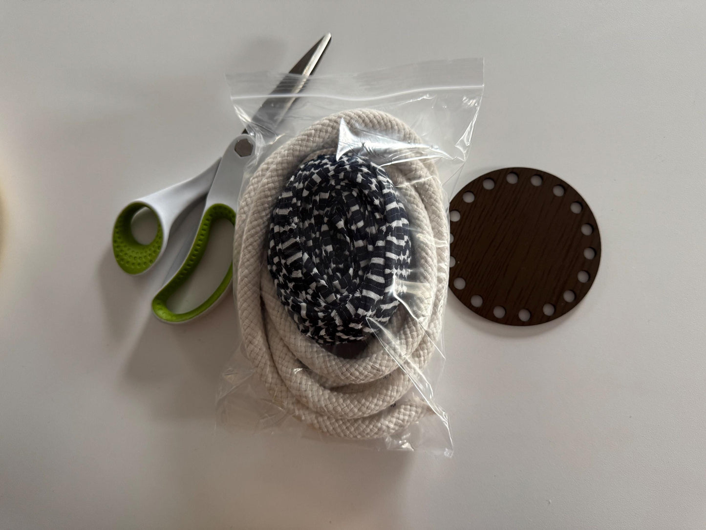 Woven Basket DIY Kit: Home Decor Crafting Project