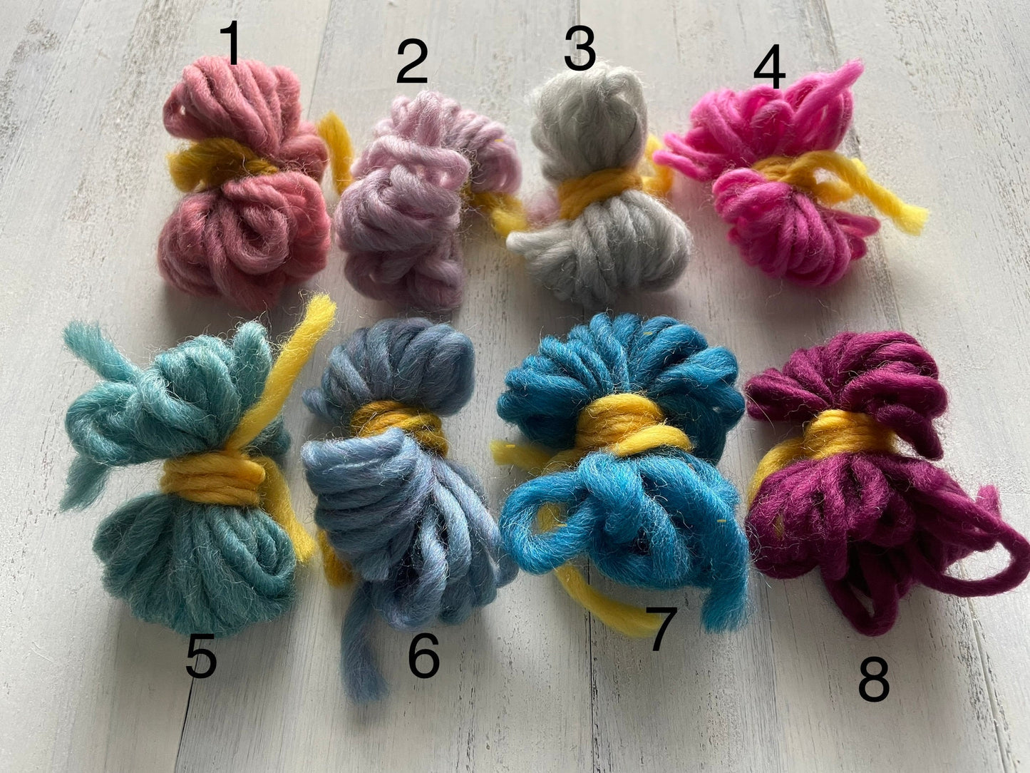 Flower Loom DIY Weaving Kit: Wool Flower Making