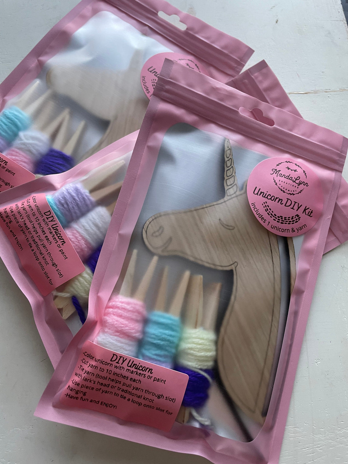 DIY Unicorn Macrame Kit: Kid's Craft Project