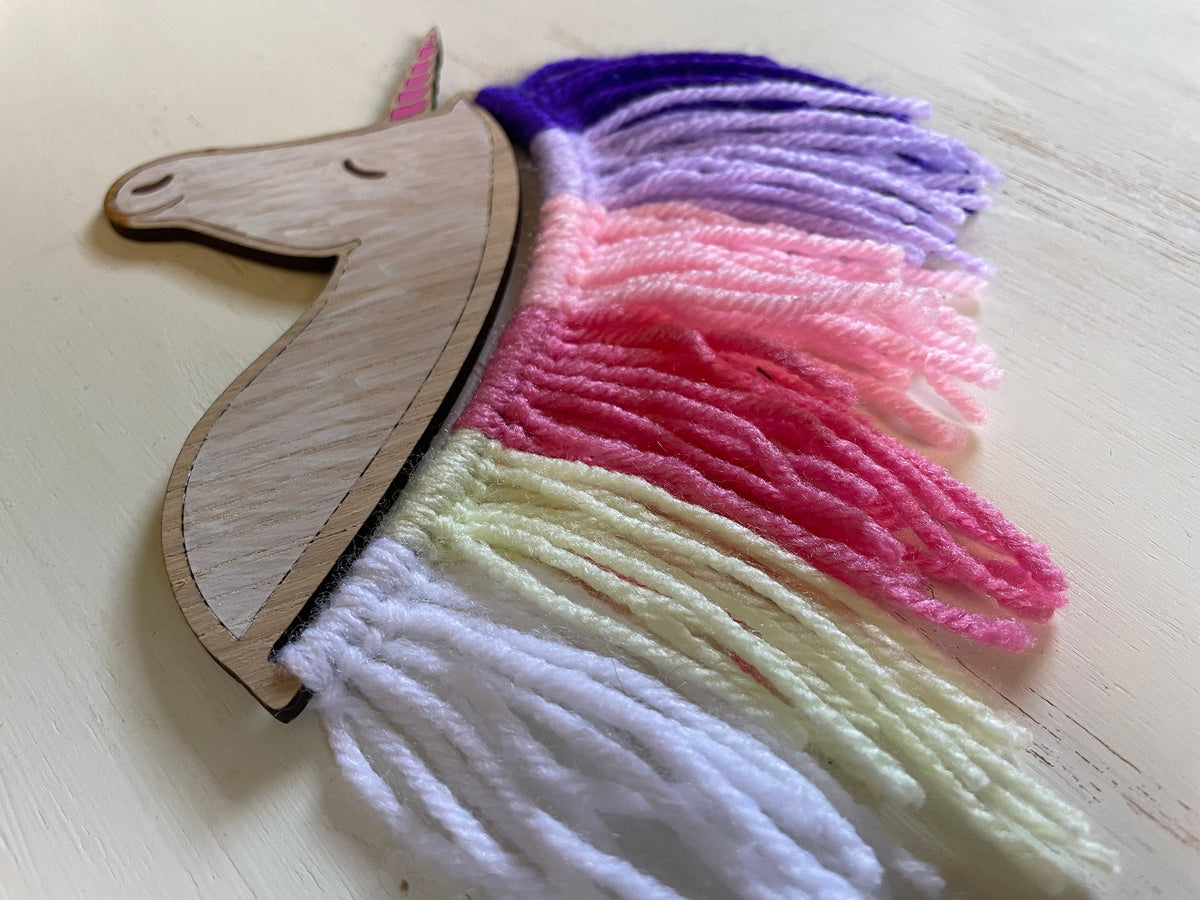 DIY Unicorn Macrame Kit: Kid's Craft Project
