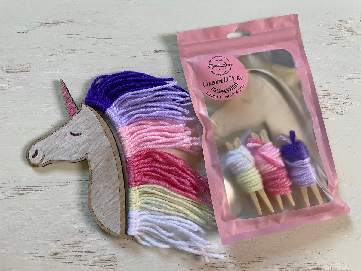 DIY Unicorn Macrame Kit: Kid's Craft Project