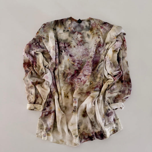 Rosie Ice Dyed Crewneck Pullover Sweatshirt