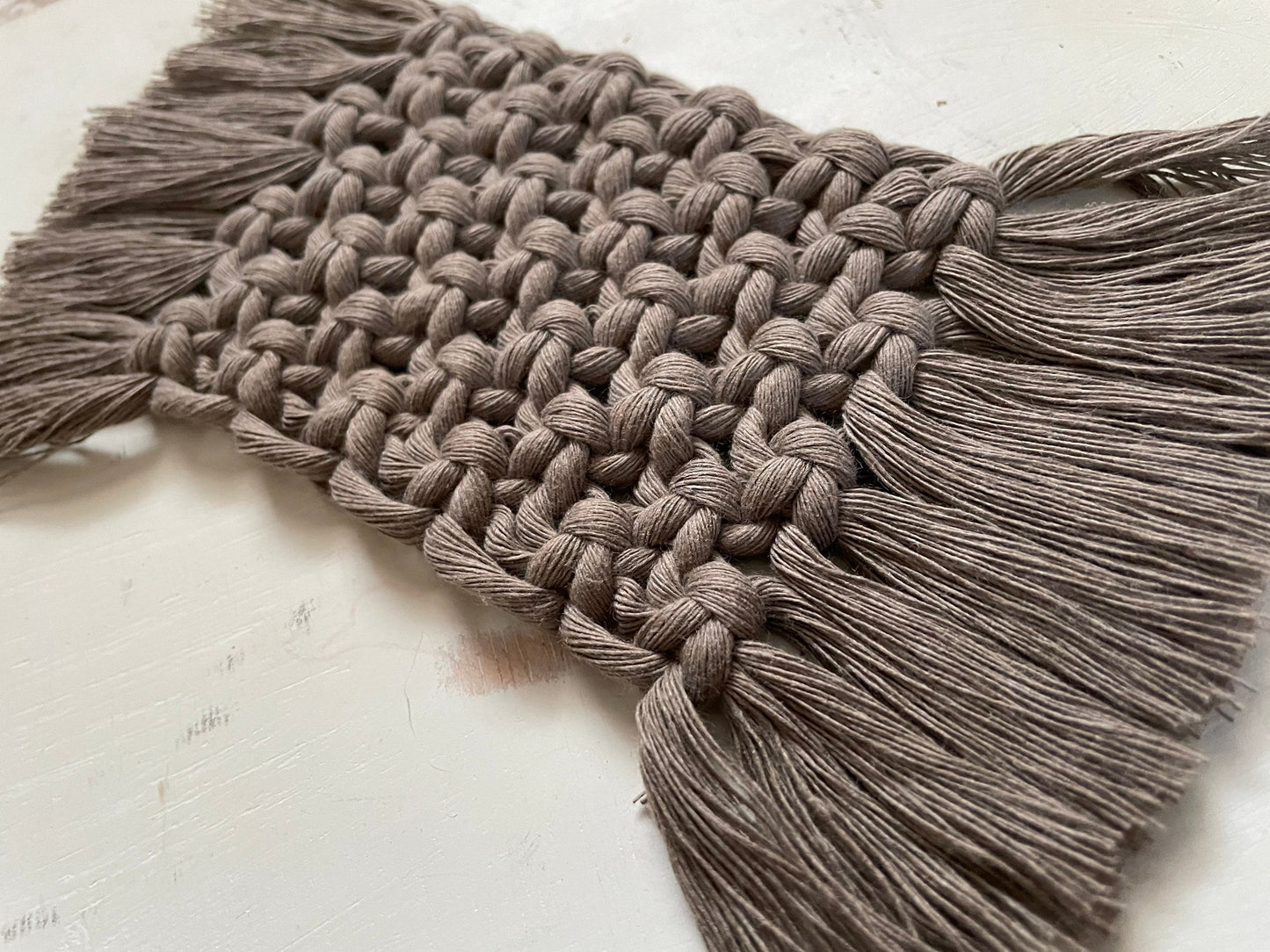 DIY Macrame Coaster Kit: Beginner-Friendly with Online Tutorial